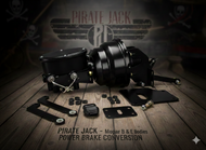 Mopar B & E Body 8" Dual Black Out Oval Master Cylinder & Prop Valve Kit