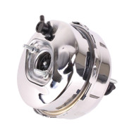 1968-82 Corvette Power Brake Booster,  Chrome 9" Dual Diaphragm Booster w/YZ Rod