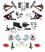 Wilwood Front Disc Brake Kit - 1964-72 Chevelle / Camaro - 11" Vented Rotors, D-52 Calipers