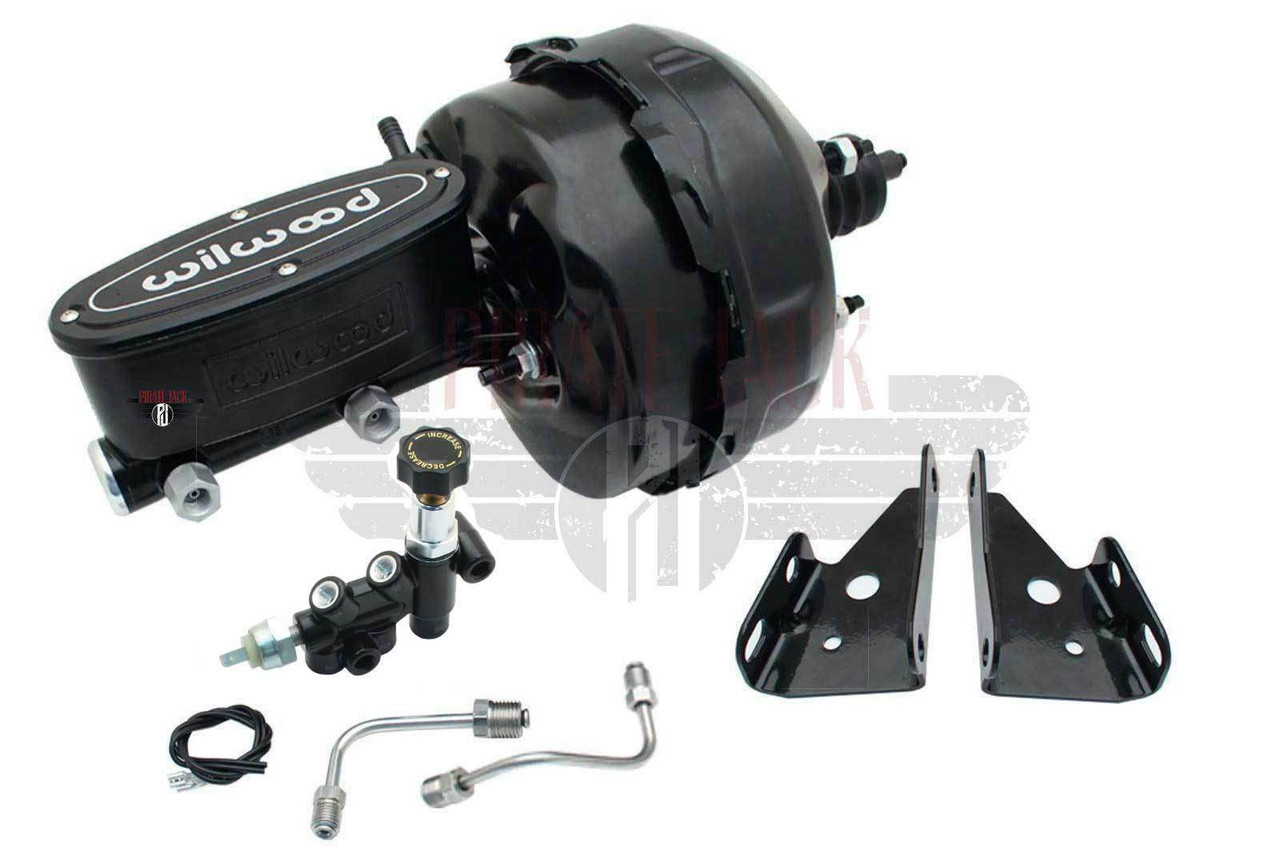 197081 Chevy Camaro Wilwood 9" Booster Kit Black Master Cylinder