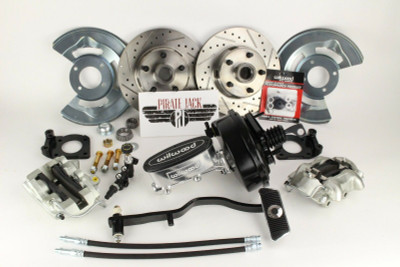 Chrome 1967-70 Ford Mustang Disc Brake Conversion Kit