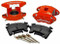 red calipers for brake conversion kit