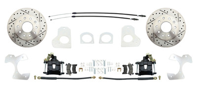 Black Calipers in a 1978-88 G Body Camaro, S-10, Camaro/Firebird Rear Disc Brake Conversion Kit