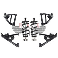 1970-81 Camaro / Firebird Front Tubular Upper & Lower Control Arm Set, & Coil Overs
