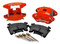 D154 Rear Caliper Kit Description
Wilwood's D154 Rear Caliper Kit offers a matching rear replacement option for our front D154 calipers. It is a direct bolt-on 2-piston replacement for the factory original single piston "Metric" calipers used on many custom application rears. With the added benefit of smaller rear piston sizing (1.96 sq-inches of area) not normally available in OEM calipers, for correct front and rear bias. Forged billet aluminum bodies, stainless steel pistons, and competition style high-temperature seals put an end to the rust, bore pitting, and seal failures that plague the OE caliper design. D154 calipers provide low-maintenance performance and a huge weight savings with high temperature reliability for the street and track. D52 calipers mount in the stock location over stock rotors; use the original style OE D154 brake pads and an OE M10-1.5 banjo bolt brake line mounting. Calipers can be used with most wheels that clear the OE calipers. Kits contain Wilwood’s hardened slide pins and BP-10 high friction pads.