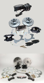 1957-59 FORD Galaxie Front & Rear Disc Brake Kit Drilled Rotors