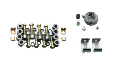 hardware included in the Ford 9" Rear Disc Brake Kit Standard Rotors ( Fairlane, Mustang, Thunderbird)