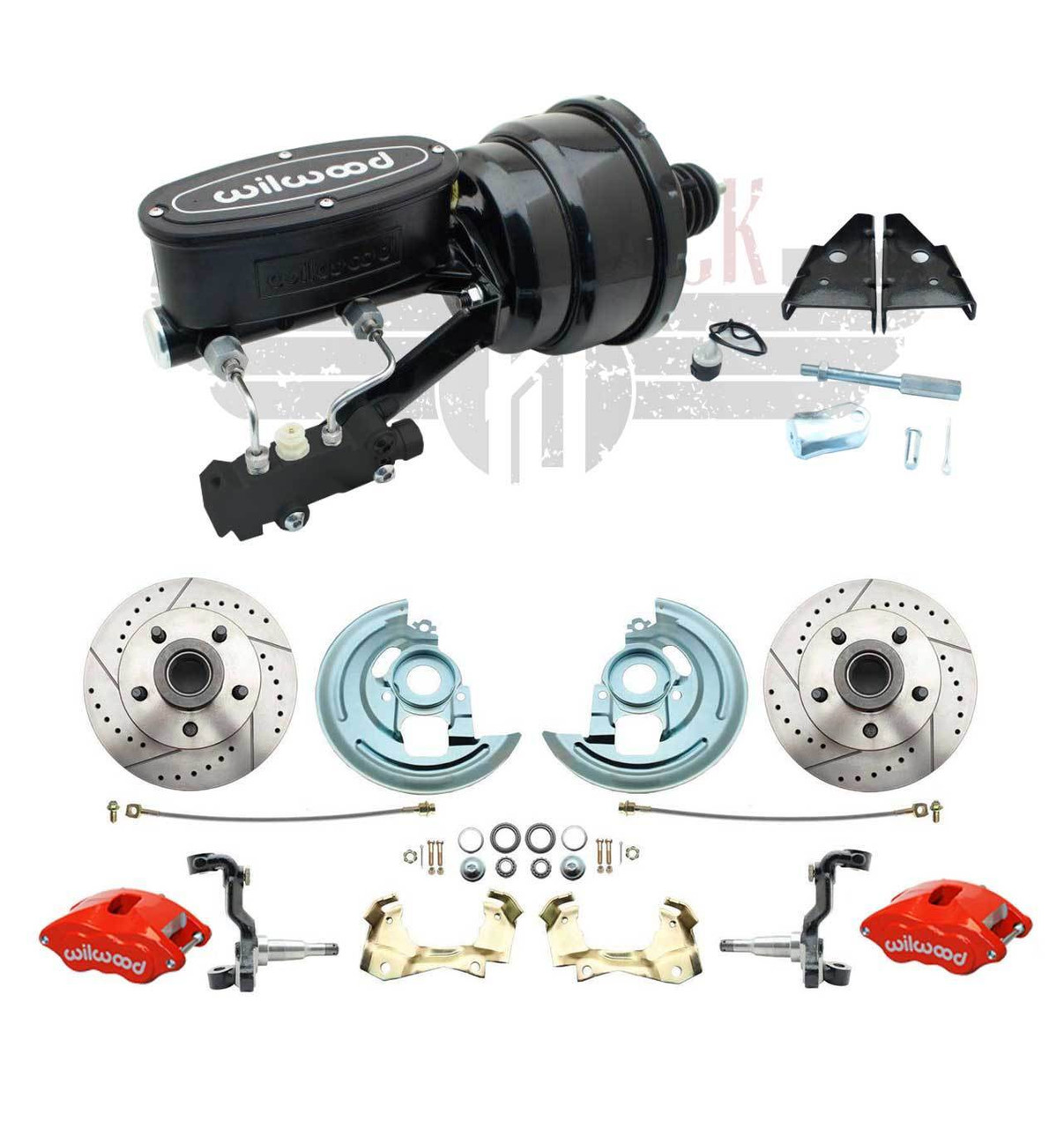 1964-72 GTO / A- Body Disc Brake Kit, Wilwood Black Out Power