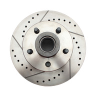 GM 5519 Cross Drilled & Slotted Rotors, 5519LX / 5519RX