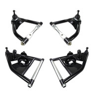 1963-70 Chevy C10 2WD suspension with this premium Tubular Upper & Lower Control Arm Set