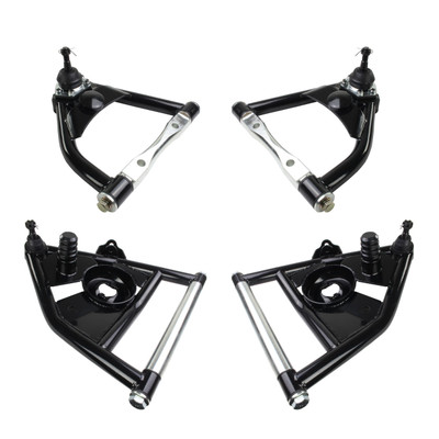1963-70 Chevy C10 2WD suspension with this premium Tubular Upper & Lower Control Arm Set
