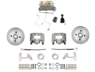 1964-66 Ford Mustang 4 Lug Disc Brake Kit 6 Cylinder, Manual Master Cylinder Kit