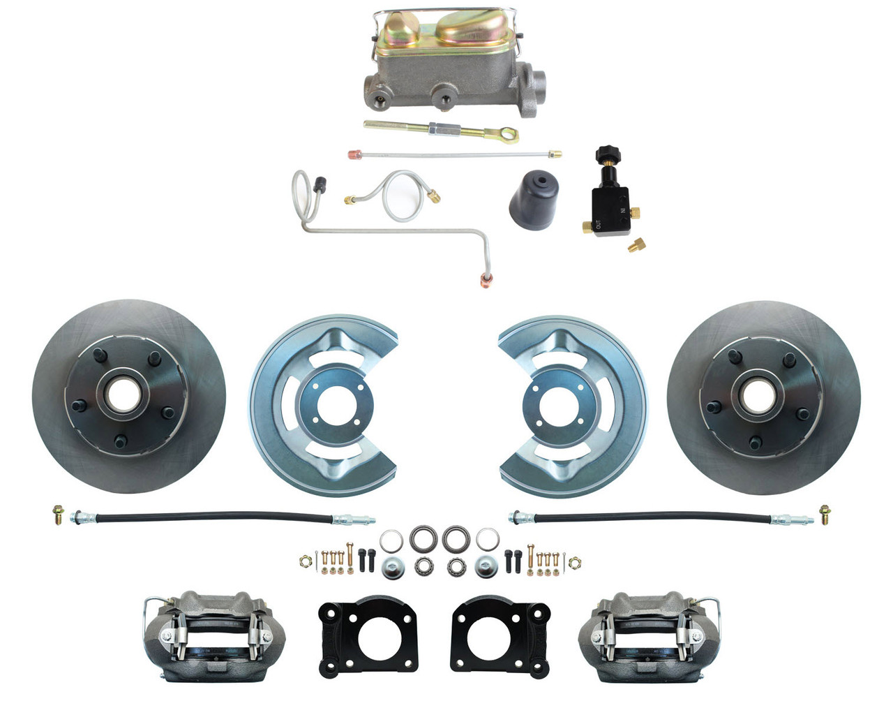 Front Disc Brake Conversion Kit For V8 1965-1966 Ford Mustang