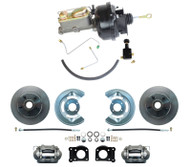 Power Disc Brake Conversion 1964.5-1966 Ford Mustang Auto Trans - 4 Piston