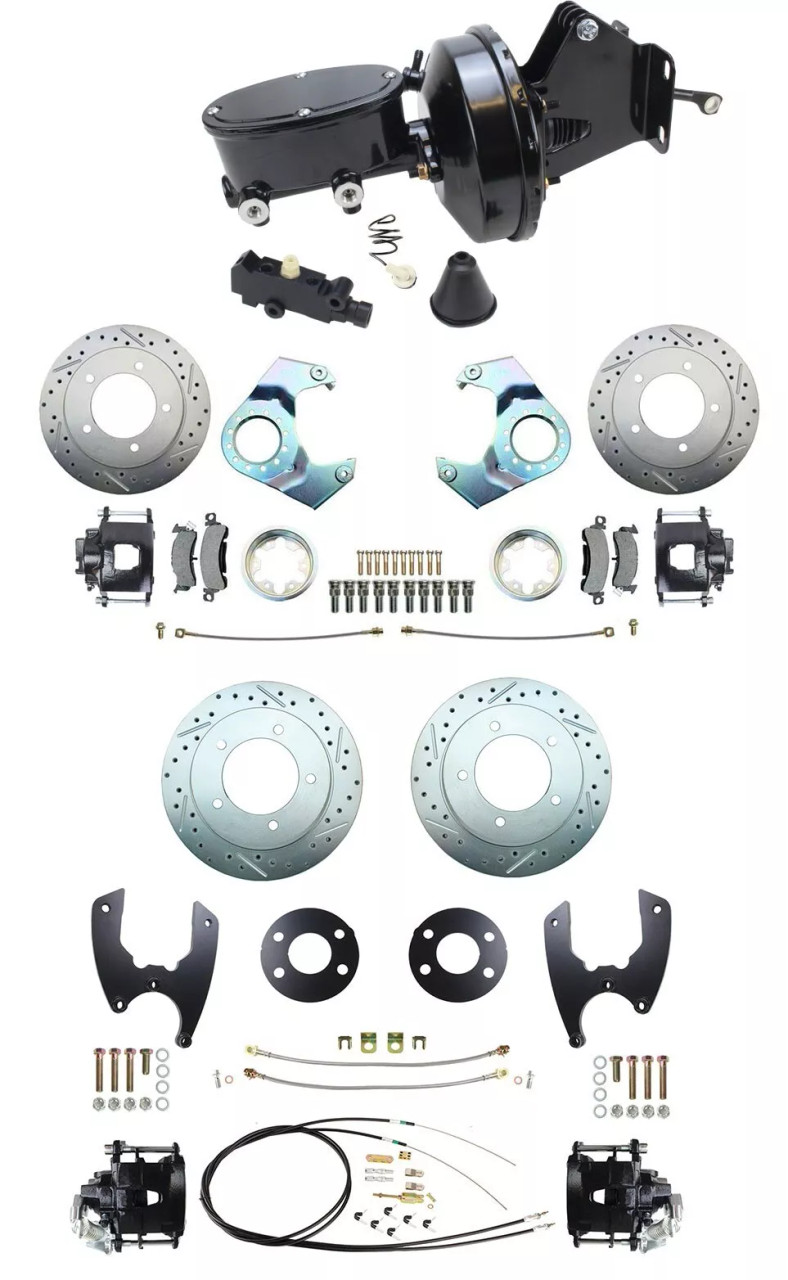 Fits 1976-86 Jeep CJ7 & CJ5 Power Front and Rear Disc Brake