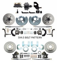 1962-76 Dodge Dart A-Body Power  Front Disc Brake Conversion & Rear 834 Disc Conversion