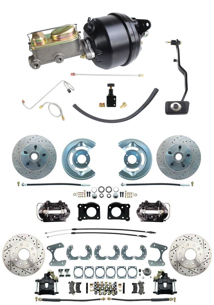1967-69 Mustang Front & Rear Disc Brake Kit w/ 8