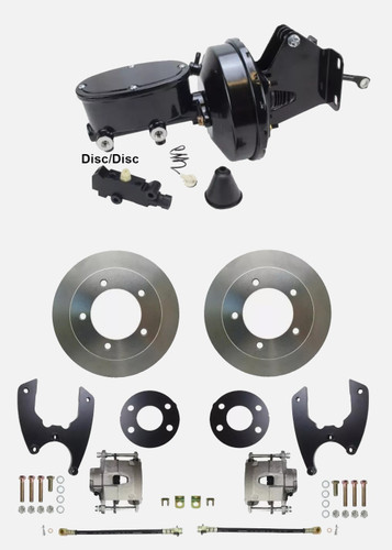 Black Out Edition Power Brake Assembly & Rear Disc Brake Conversion