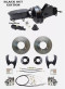 1974-86 Jeep CJ5 & CJ7 Rear Disc Brake Conversion Kit & Black Out Edition Power Brakes for Disc-Disc