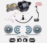 1967-69 Ford Mustang Disc Brake Conversion w/ 8" Dual Power Booster for Automatic Transmissions