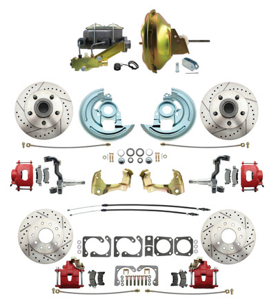 67-72 GM A-Body's Booster, Power 4-Wheel Disc Brake Conversion -