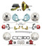 67-72 GM A-Body's Booster, Power 4-Wheel Disc Brake Conversion -