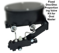 Fixed Proportioning Valve Kit for Disc Disc, Fits the Black Oval 260 Masters