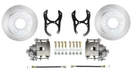 88-00 Chevy C1500 Rear Std. Disc Brake Conversion, W/ Emergency Brake Calipers
