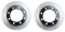 1974-1988 Jeep Wagoneer J20 3/4 Ton Truck Replacement Front Disc Brake Rotor Set