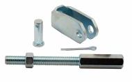 Brake Booster Universal Extension Rod & Clevis, 4 3/4" Rod Ext, 2-1/4" Clevis