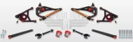 1964-67 GM A-Body Front Upper & Lower Tubular Control & Rear Trailing Arm Set