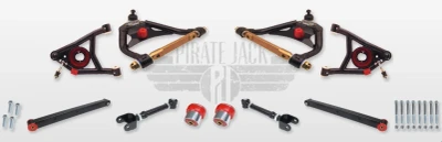 1964-67 GM A-Body Front Upper & Lower Tubular Control & Rear Trailing Arm Set
