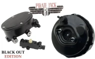 Black Out 9" Dual Power Brake Booster, Master & Proportioning Valve, 82-87 Regal