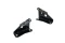 GM 1964-72 A, F, & X Body Booster Brackets, Black Powder Coated