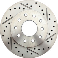 Mustang II Cross Drilled & Slotted Rotors