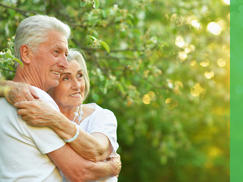 Senior couple who use CPAP and BiPAP machines at night.