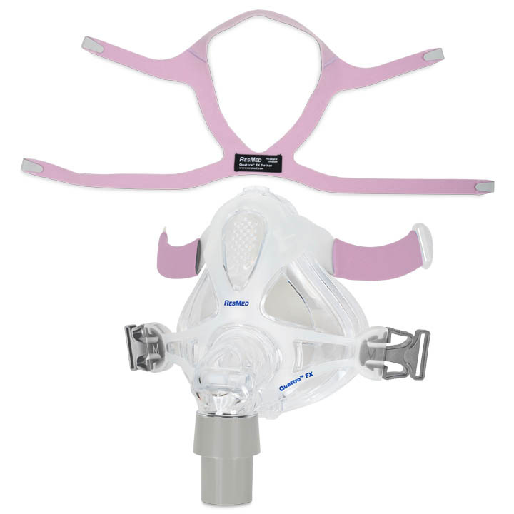 ResMed Mirage Quattro FX for Her Full Face Mask with Headgear - CPAP  Liquidators