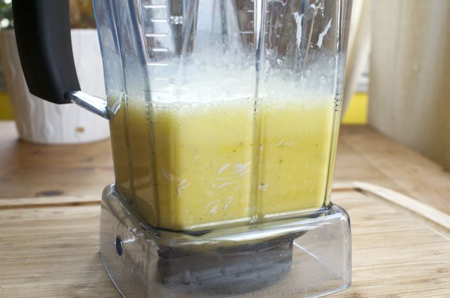 eggs in a blender