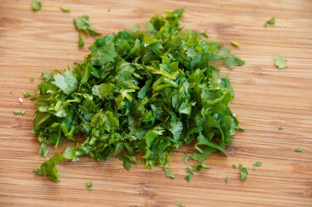 chopped cilantro