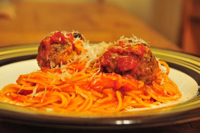 spaghetti and meatballs 