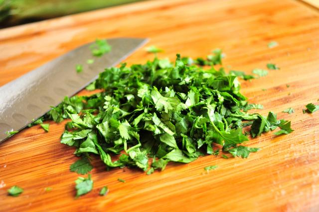 roughly chopped cilantro