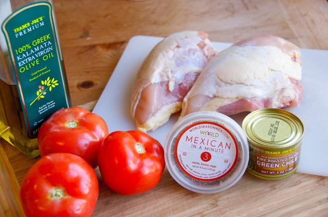 ingredients for mexican shredded chicken