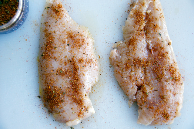 butterflied chicken breast with chipotle seasonings