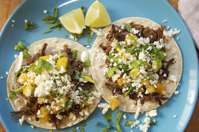 shredded beef street tacos with smokin chipotle