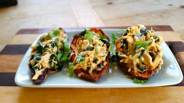 how to make sweet potato skins with smokin' chipotle