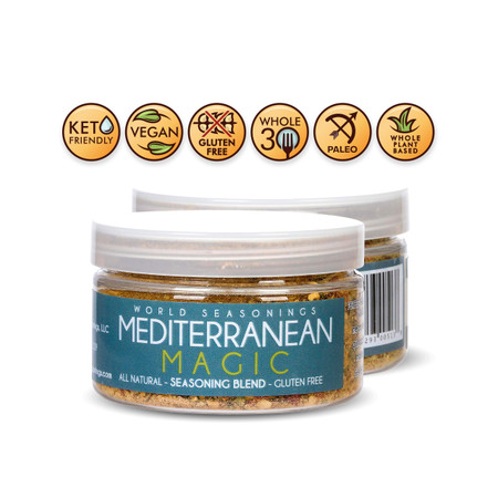 front view of Mediterranean magic container