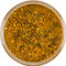 top down view of Curry in a Hurry Seasoning Blend opened showing the seasoning blend