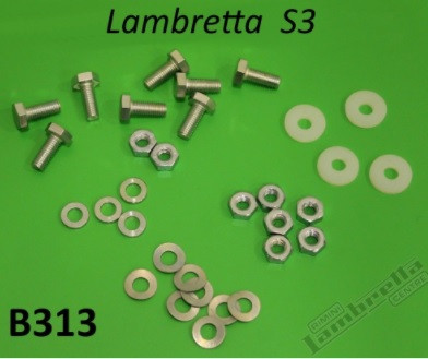 Lambretta Seat Hardware Kit S3 Mrb J167 7675824