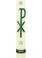Px Green Cross with A & O in Cross (Suitable for 2 1/2" - 3" Candles)
CODE: WR01U
This design can be ordered with a 2 1/2" - 3"  diameter paschal candle.

Price:£29.95
