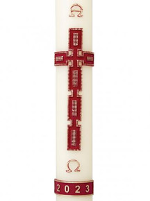 CODE: WR01N
NEW Celtic Cross Design (Suitable for 2" Candles)

This design can be ordered with a 2"  or above diameter paschal candle.